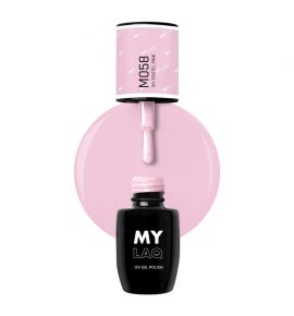 MYLAQ Lakier Hybrydowy M058 My Pastel Pink 5 ml