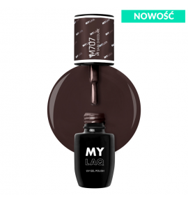 MYLAQ Lakier Hybrydowy M707 My Dark Chocolate 5 ml