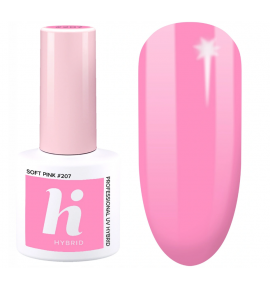 207 hi hybrid Lakier hybrydowy Soft Pink 5ml