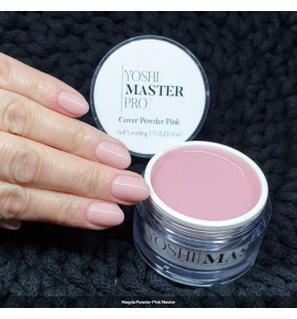Yoshi Żel Samopoziomujący Master PRO Gel UV LED Cover Powder Pink 50 ml