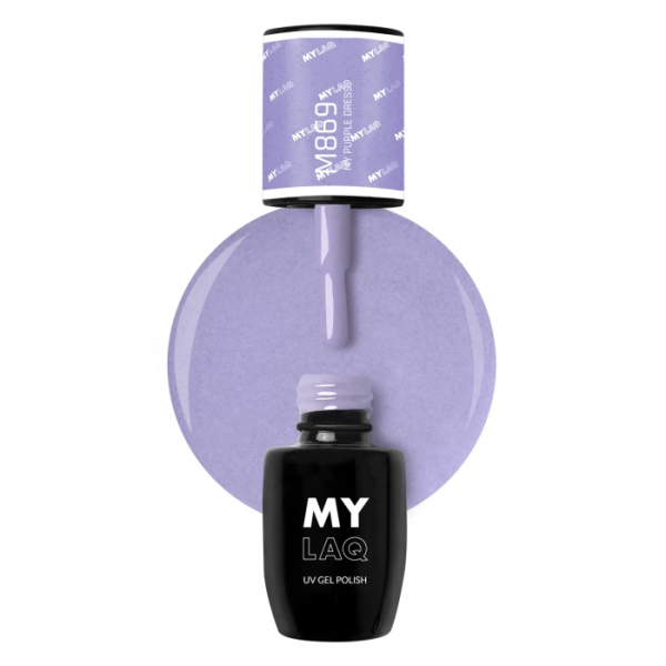 Mylaq Lakier hybrydowy M867 My Purple Dress 5 ml