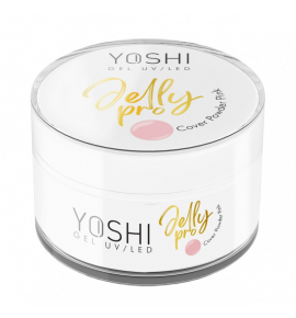 Yoshi Żel Budujący Jelly PRO Gel UV LED Cover Powder Pink 15 ml