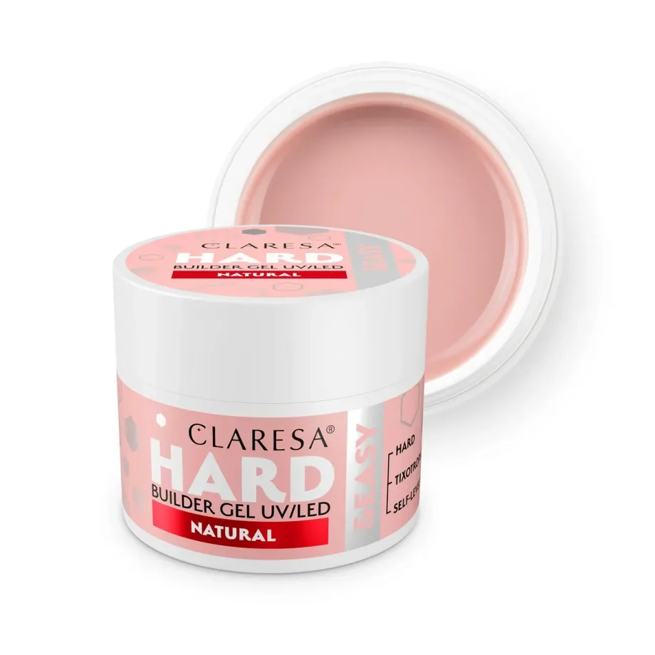 CLARESA ŻEL BUDUJĄCY HARD&EASY NATURAL 45g