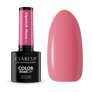 CLARESA LAKIER HYBRYDOWY Lipstick Muse 6 przygaszony róż 5G