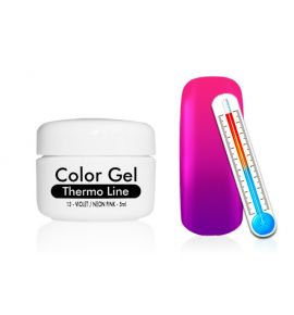 Żel UV Thermo Line - termiczny 13 Violet / Neon Pink