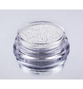 Pyłek do zdobienia paznokci - Glitter Mirror Effect - 1 biały/srebrny 2g