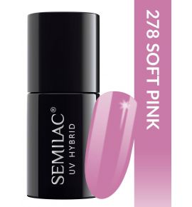 Semilac Lakier hybrydowy PasTells Soft Pink 278